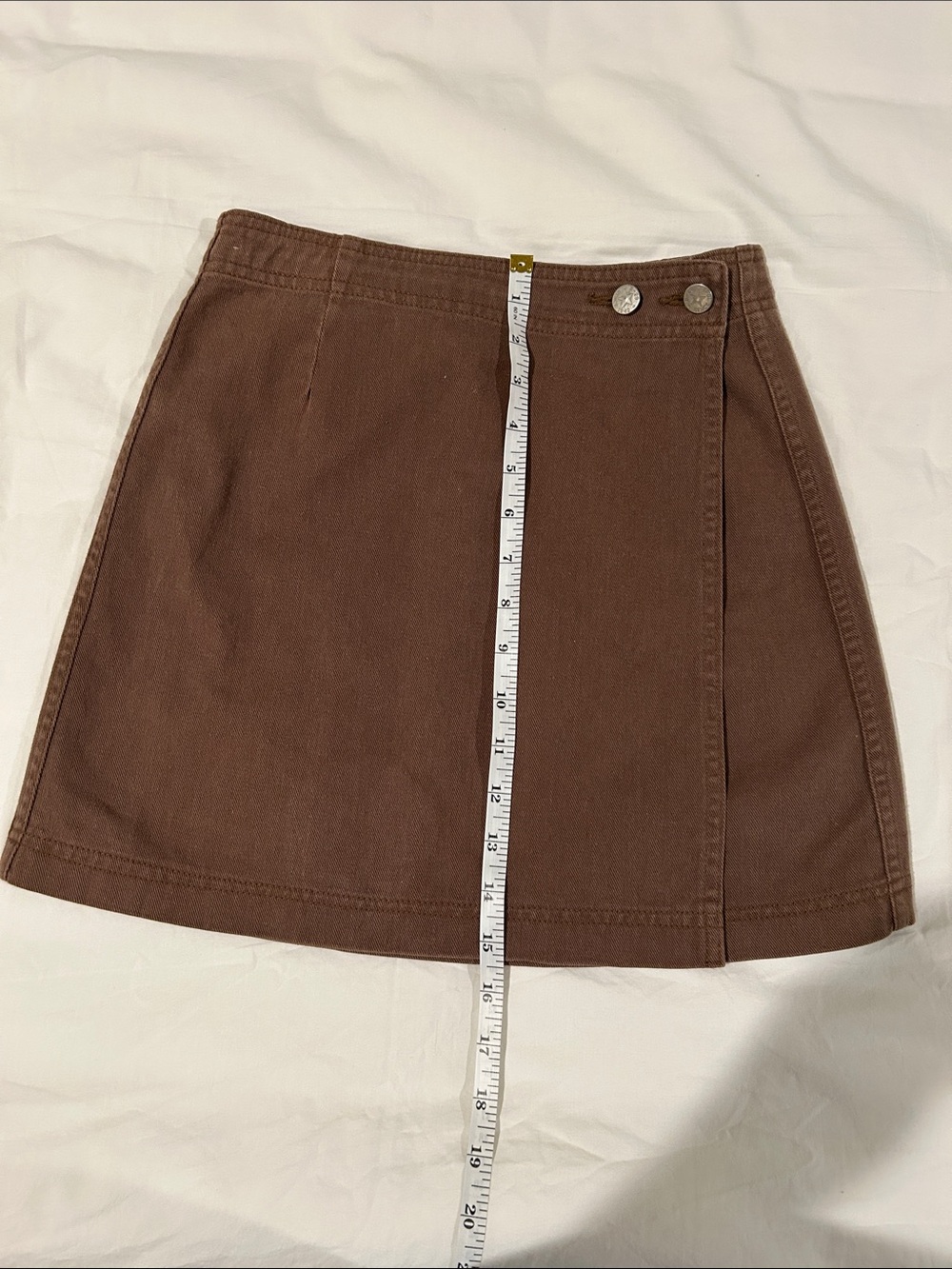 Brown Women's Wrap Skirt